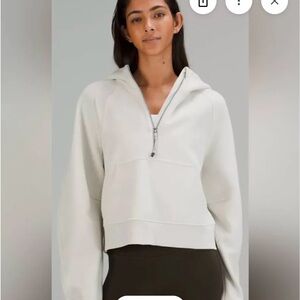 lululemon athletica Cream Hoodie Sweater